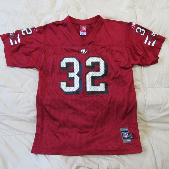 San Francisco 49er's, # 32 Barlow. NFL Red Mesh XL (Chest measures 40.5") - Picture 1 of 6